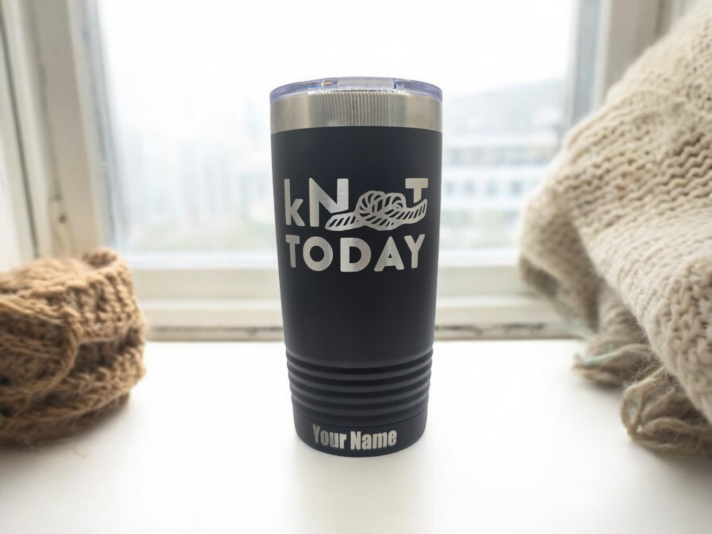 Customized Logo - 20 oz. Ringneck Tumbler with Clear Lid