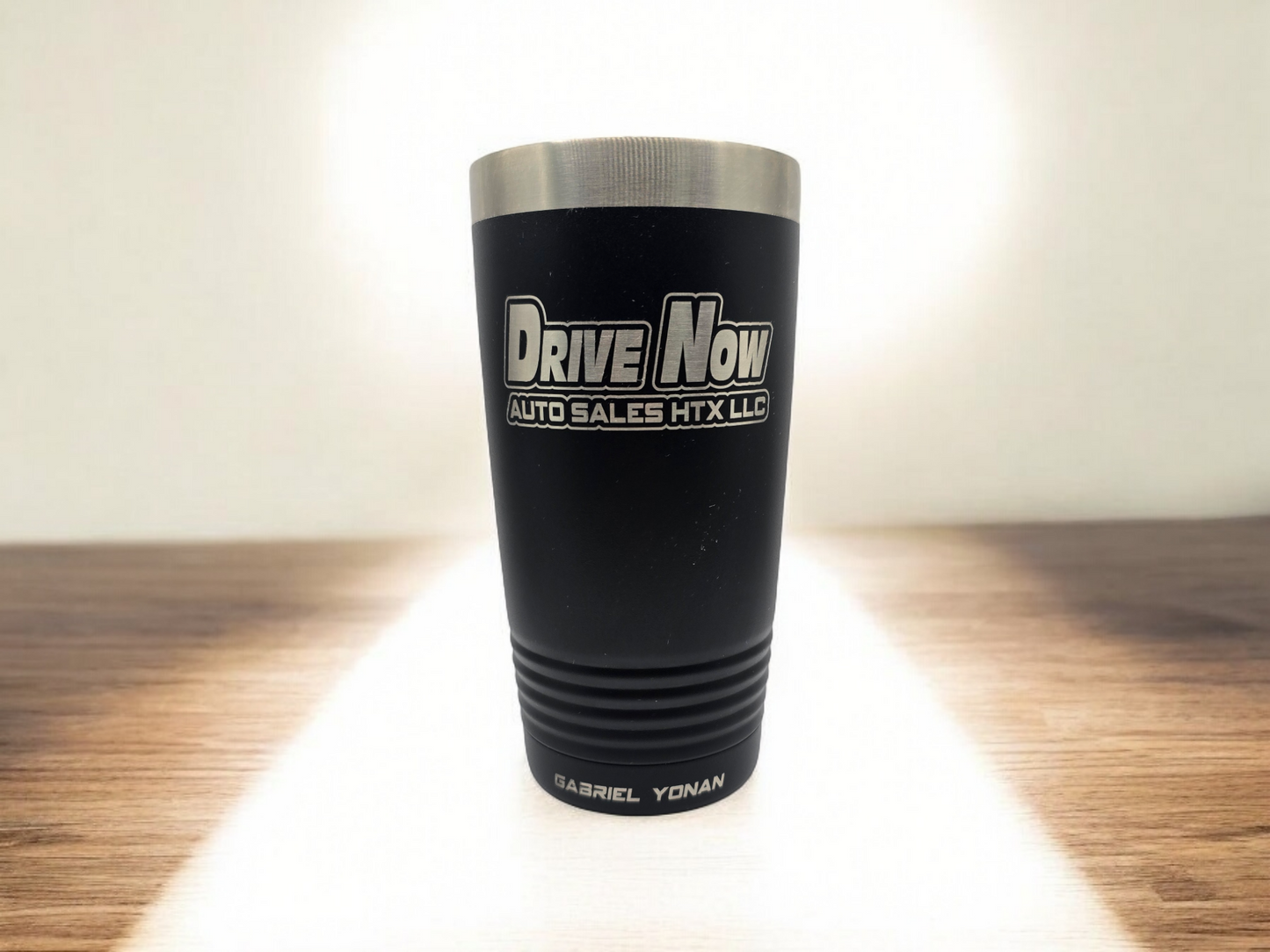 Customized Logo - 20 oz. Ringneck Tumbler with Clear Lid