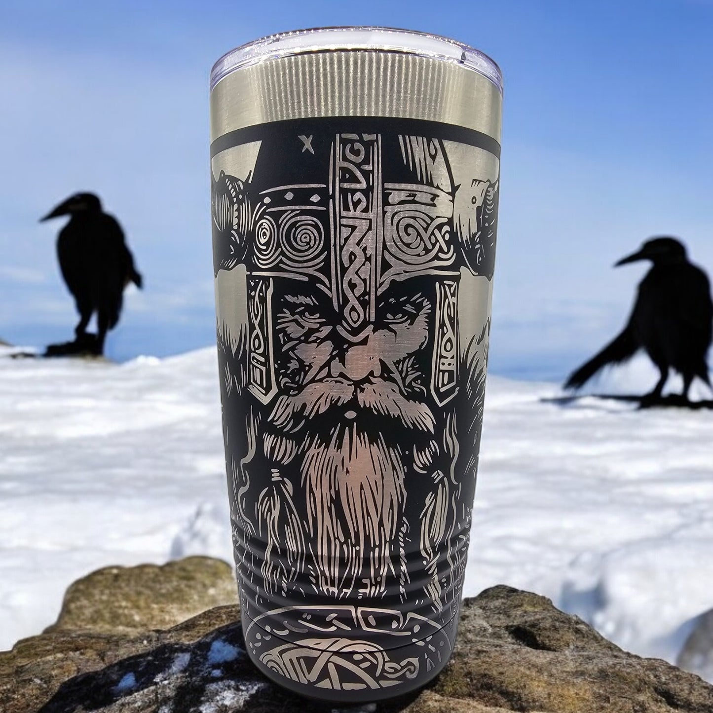 Viking Warrior Wrap Tumbler