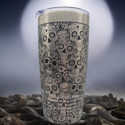 Sugarskull Wrap Tumbler