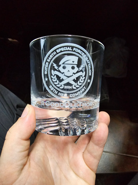 99th Hell Company Helldivers 2 10.5 oz On the Rocks Glass